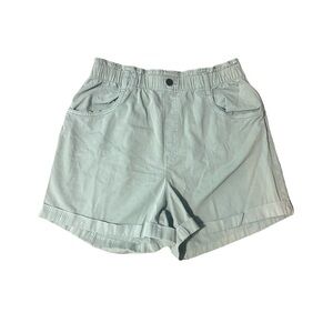 H & M light blue high waisted shorts large